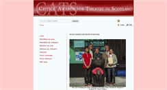 Desktop Screenshot of criticsawards.theatrescotland.com